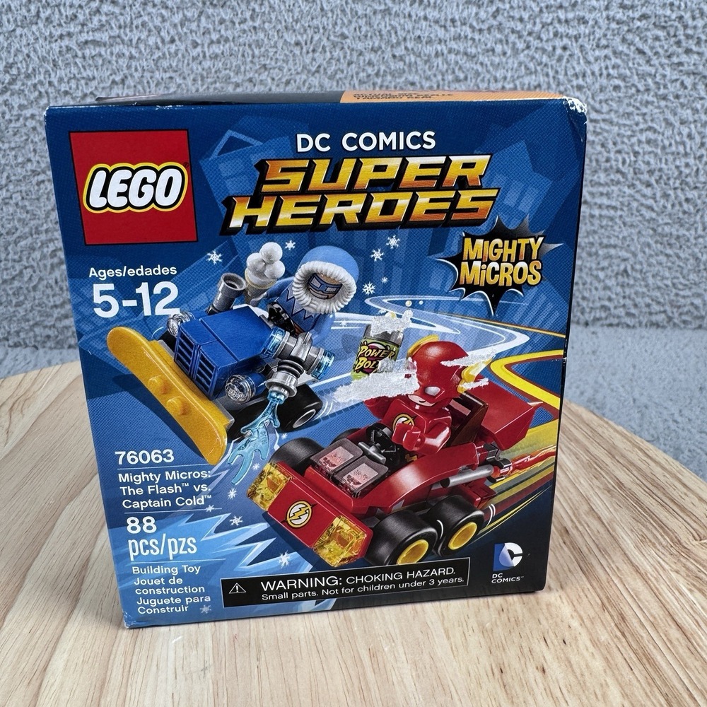 LEGO-Super Heroes Mighty Micros: the Flash Vs. Captain Cold DC COMICS 76063 NEW!